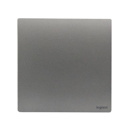 ชุดสวิตช์ 1 ทาง 1 ช่อง BTICINO MALLIA SENSES S281000DS สีเทา_0