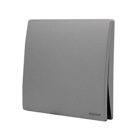 ชุดสวิตช์ 1 ทาง 1 ช่อง BTICINO MALLIA SENSES S281000DS สีเทา_1