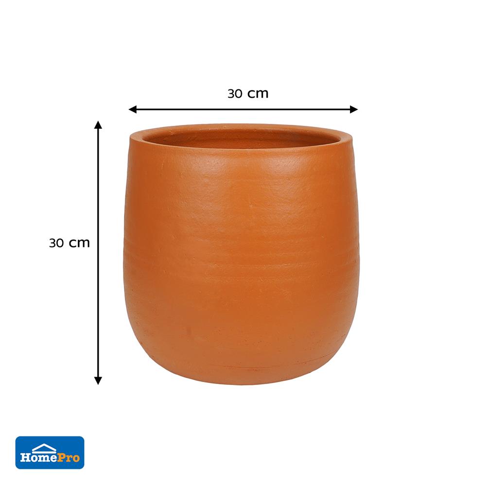 กระถางดินเผาทรงเบลล่า SPRING ไซซ์ L 12 นิ้ว