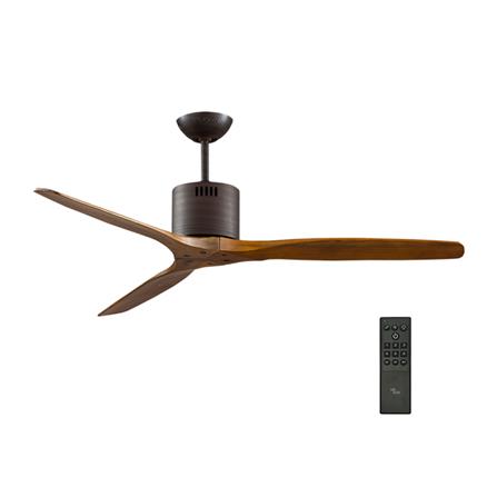 พัดลมไม่มีโคมไฟ MR.KEN 25-01645 52 นิ้ว สีน้ำตาลเข้ม_0