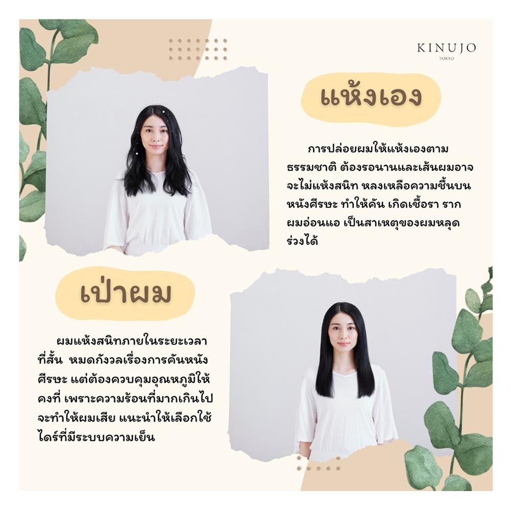 ไดร์เป่าผม KINUJO KH202 1,600 วัตต์ สี MOCHA