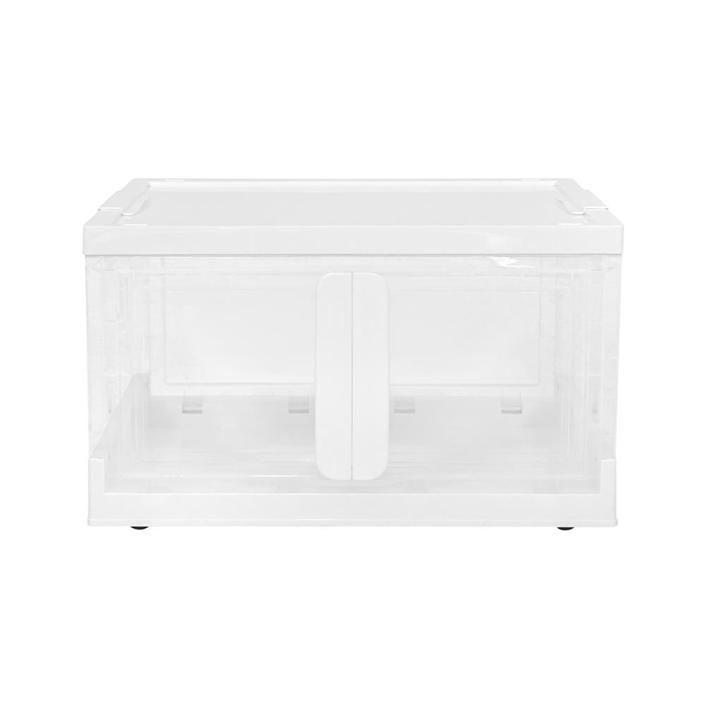 กล่องบานเปิดพับได้ STACKO 55 ลิตร 51X36X30 ซม. สีขาวใส