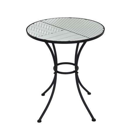 ชุดสนามโมเสก 2 ที่นั่ง SPRING FARIS สีขาว/ดำ_1