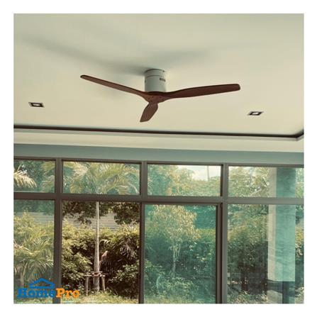 พัดลมไม่มีโคมไฟ MR.KEN 25-01858 52 นิ้ว สีขาว/น้ำตาลเข้ม_3