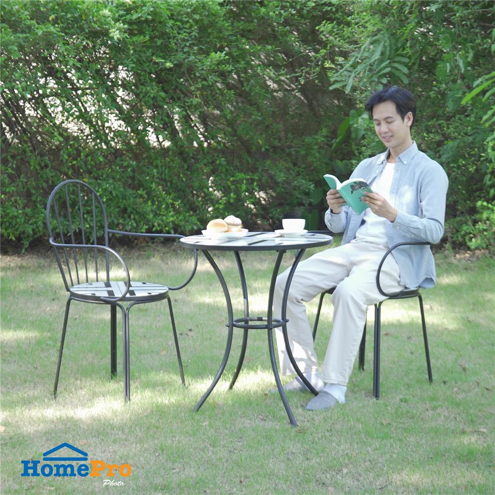 ชุดสนามโมเสก 2 ที่นั่ง SPRING FENNO สีขาว/ดำ