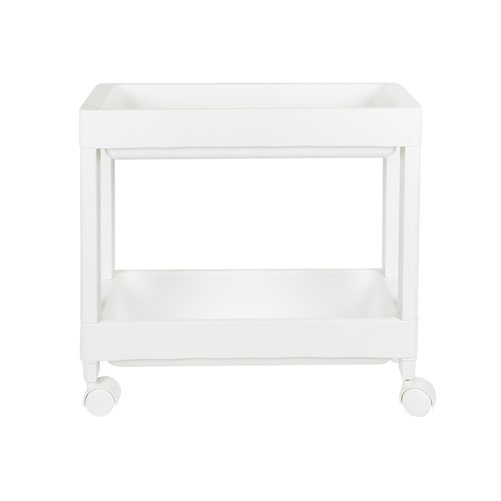 ชั้นวางของแคบ 2 ชั้น STACKO MONO 48X18X45 ซม. สีขาว