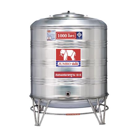 ถังเก็บน้ำสเตนเลส ก้นนูน JUMBO 1000 ลิตร_0