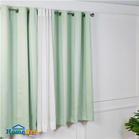 ผ้าม่าน EYELET HOME LIVING STYLE CARROLL UV 150X160 ซม. สีเขียว_3
