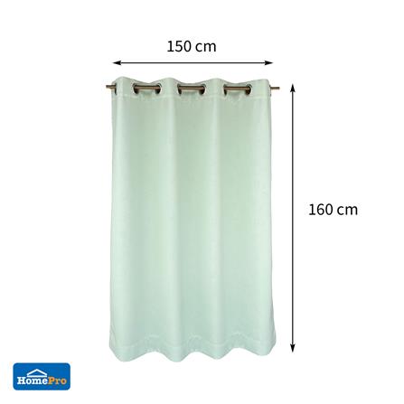 ผ้าม่าน EYELET HOME LIVING STYLE CARROLL UV 150X160 ซม. สีเขียว_6