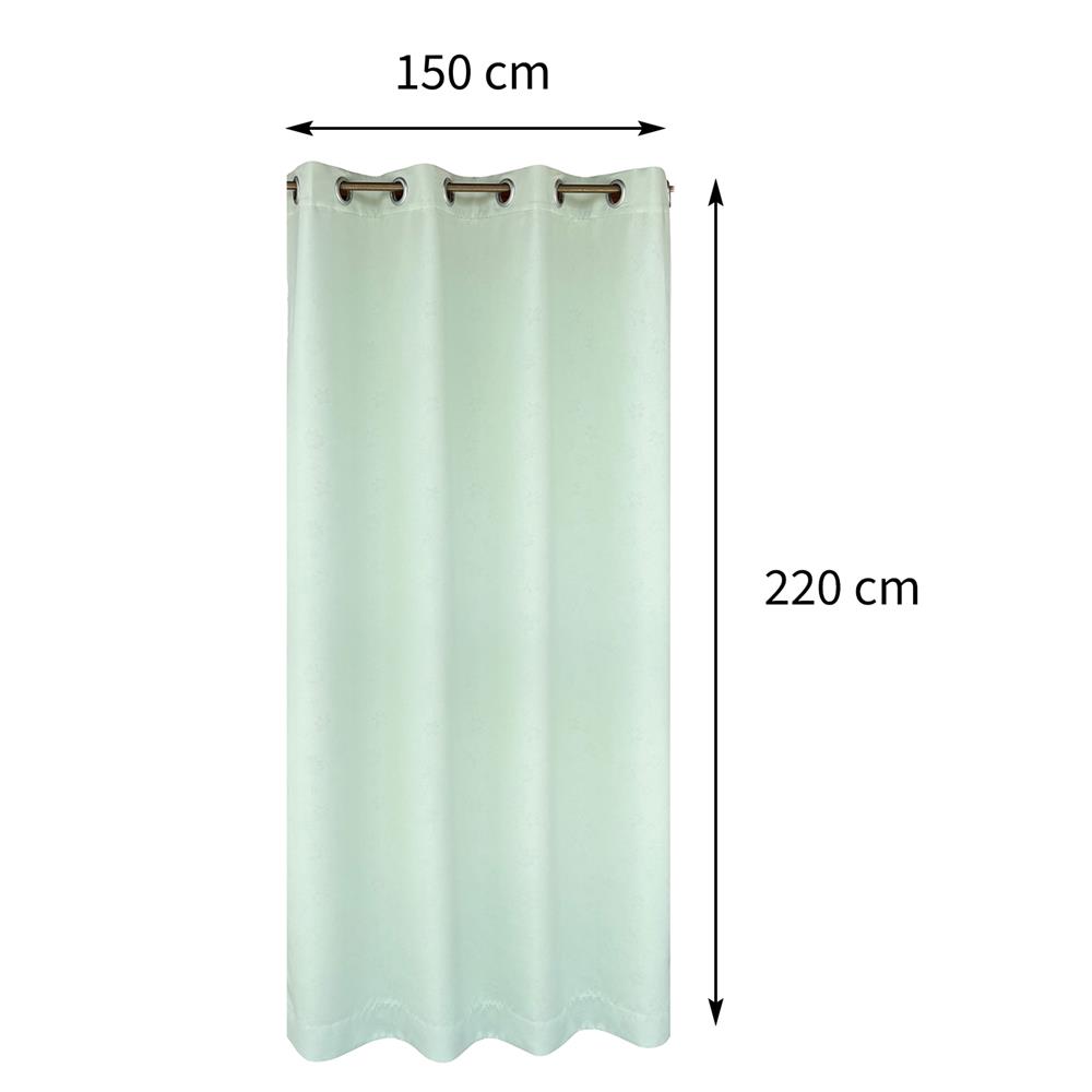 ผ้าม่าน EYELET HOME LIVING STYLE CARROLL UV 150X220 ซม. สีเขียว