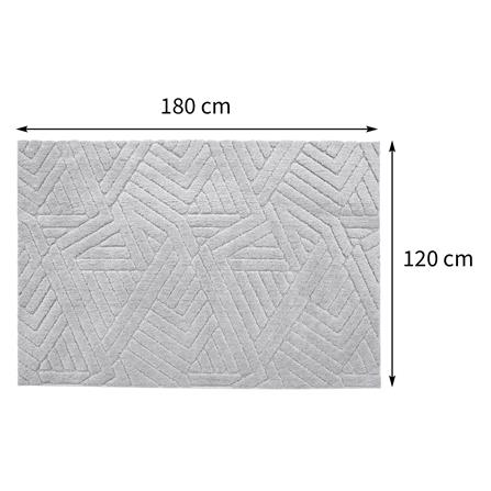 พรม HOME LIVING STYLE JAGGER 120X180 ซม. สีเทา_10