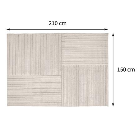 พรม HOME LIVING STYLE NIEL 150X210 ซม. สีเบจ_9