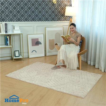 พรม HOME LIVING STYLE JAGGER 120X180 ซม. สีครีม_7