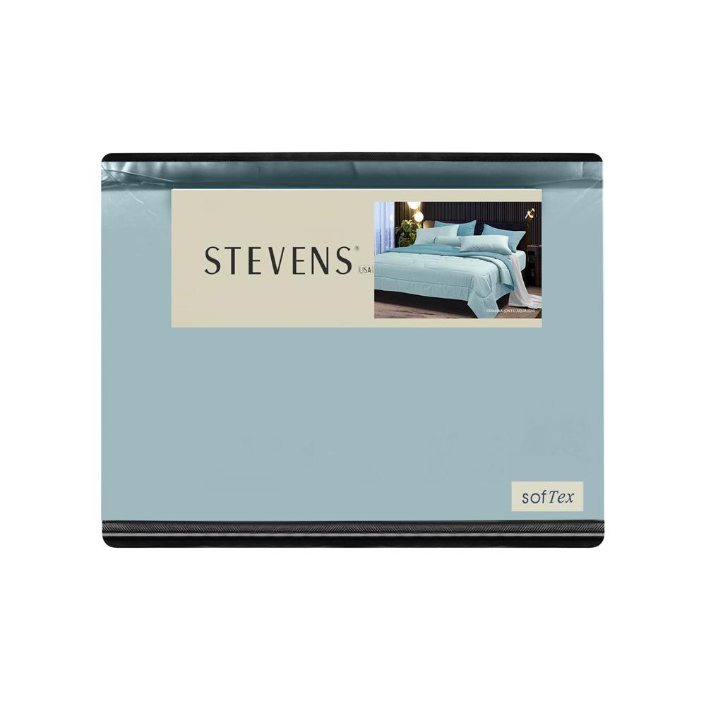 ชุดผ้าปูที่นอน 5 ฟุต 6 ชิ้น STEVENS SOFTEX ON15GN