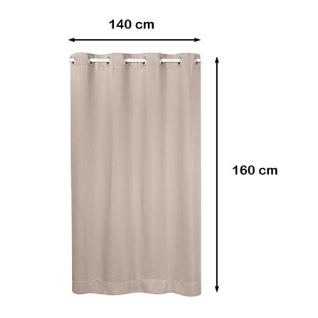 ผ้าม่าน EYELET HOME LIVING STYLE PELIGA UV 140X160 ซม. สีครีม_7