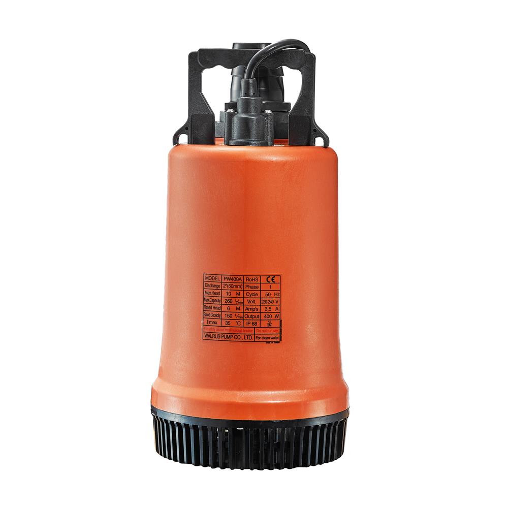 ปั๊มจุ่มน้ำสะอาด WALRUS PUMP PW400A 400 วัตต์