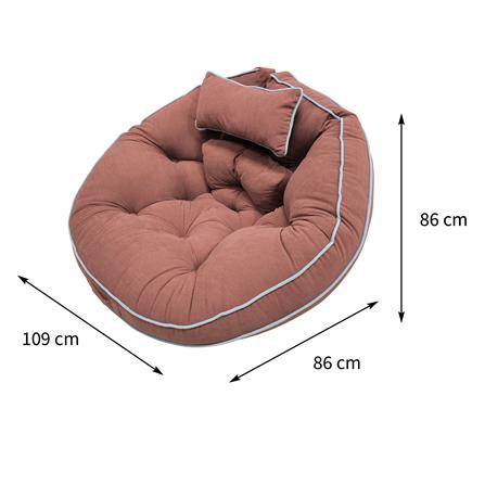 เบาะรองนั่ง HOME LIVING STYLE ZEASON 34X43 นิ้ว สีแดง_8