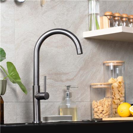 ก๊อกซิงค์เดี่ยวเคาน์เตอร์ RASLAND A11021-A99GUN_2