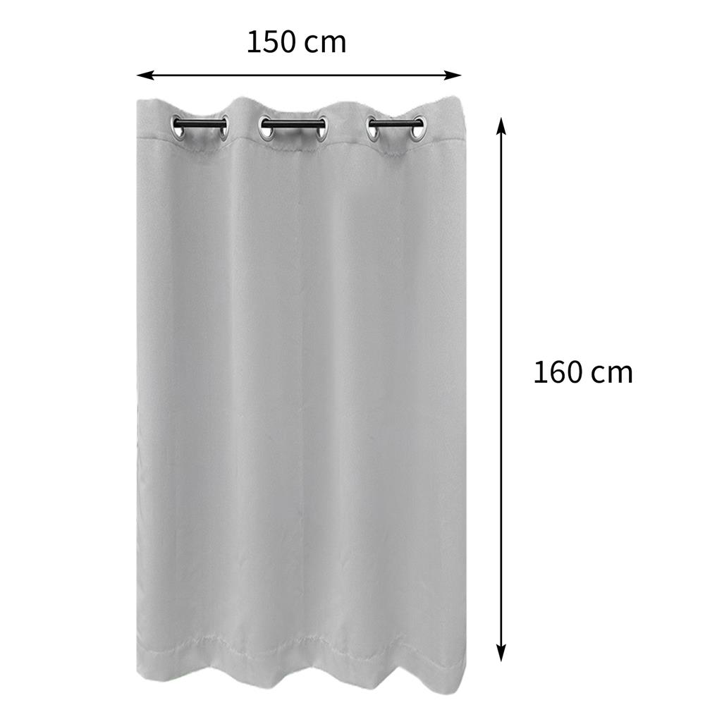 ผ้าม่าน EYELET HOME LIVING STYLE MOLLIE UV 150X160 ซม. สีเทา