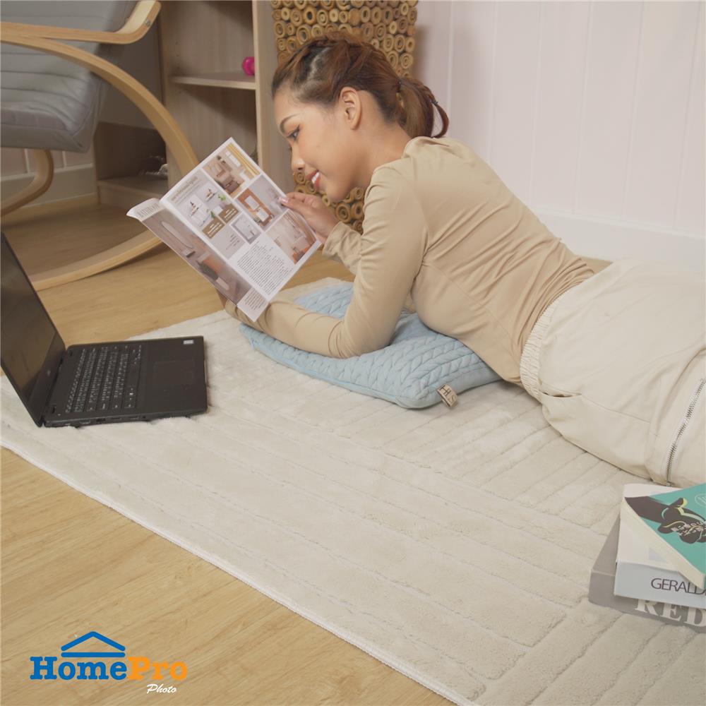 พรม HOME LIVING STYLE NIEL 90X150 ซม. สีเบจ