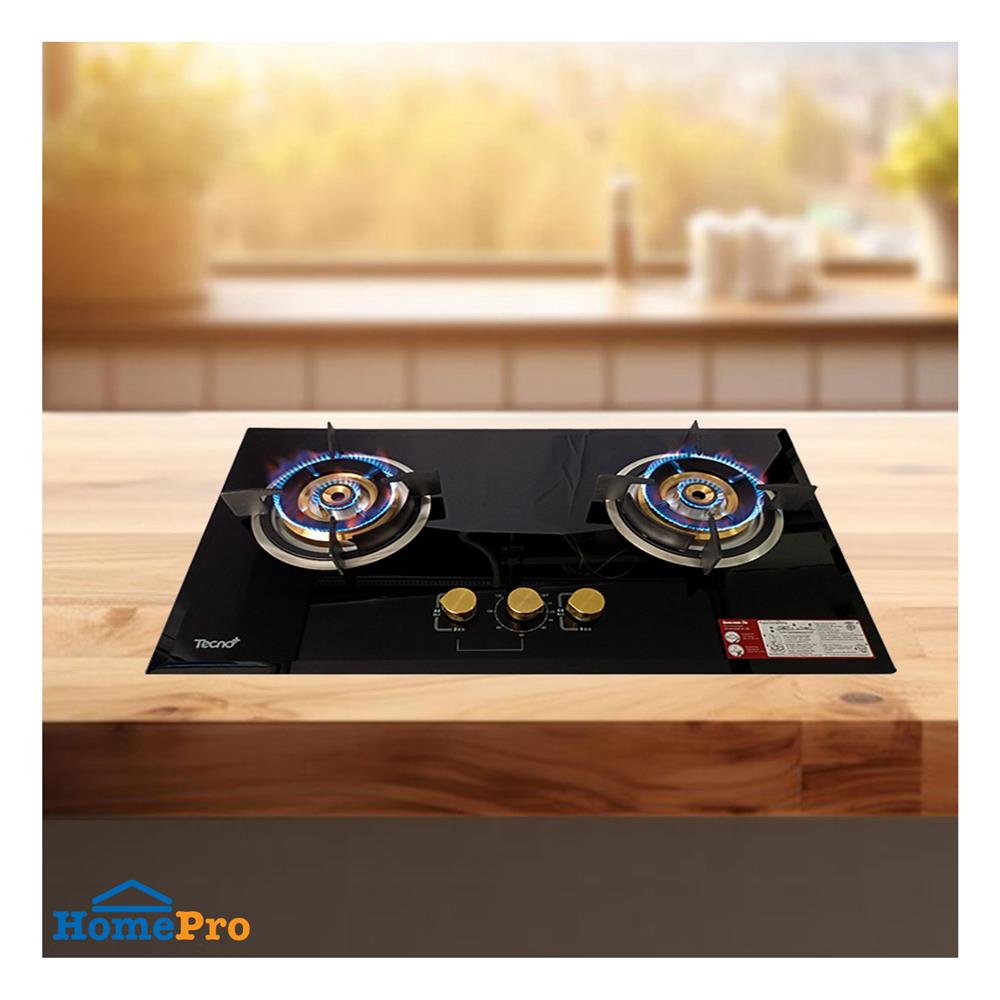 เตาฝังแก๊ส TECNOPLUS HB MINI 2RGS&nbsp;TIMER 80 ซม.