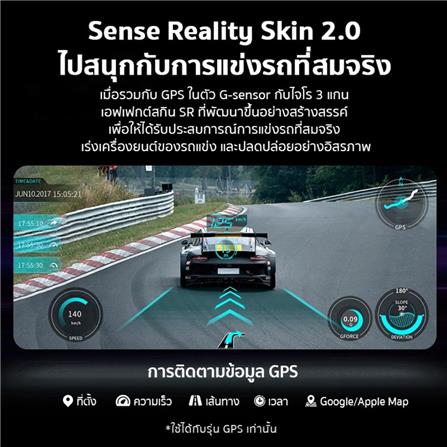 กล้องติดรถยนต์หน้าพร้อมกล้องหลัง DDPAI N3 GPS สีดำ_4