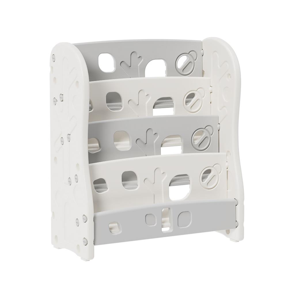 ชั้นวางหนังสือ 4 ชั้น STACKO KIDDY 80X36X92 ซม. สีขาว