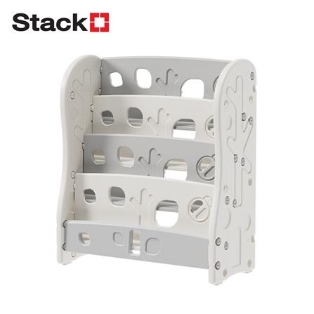 ชั้นวางหนังสือ 4 ชั้น STACKO KIDDY 80X36X92 ซม. สีขาว_0