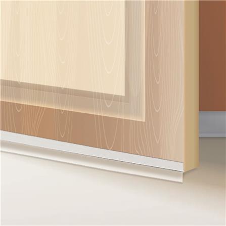 คิ้วกันแมลงแบบยาง DEXZON 15316 100 ซม. สีขาว_3