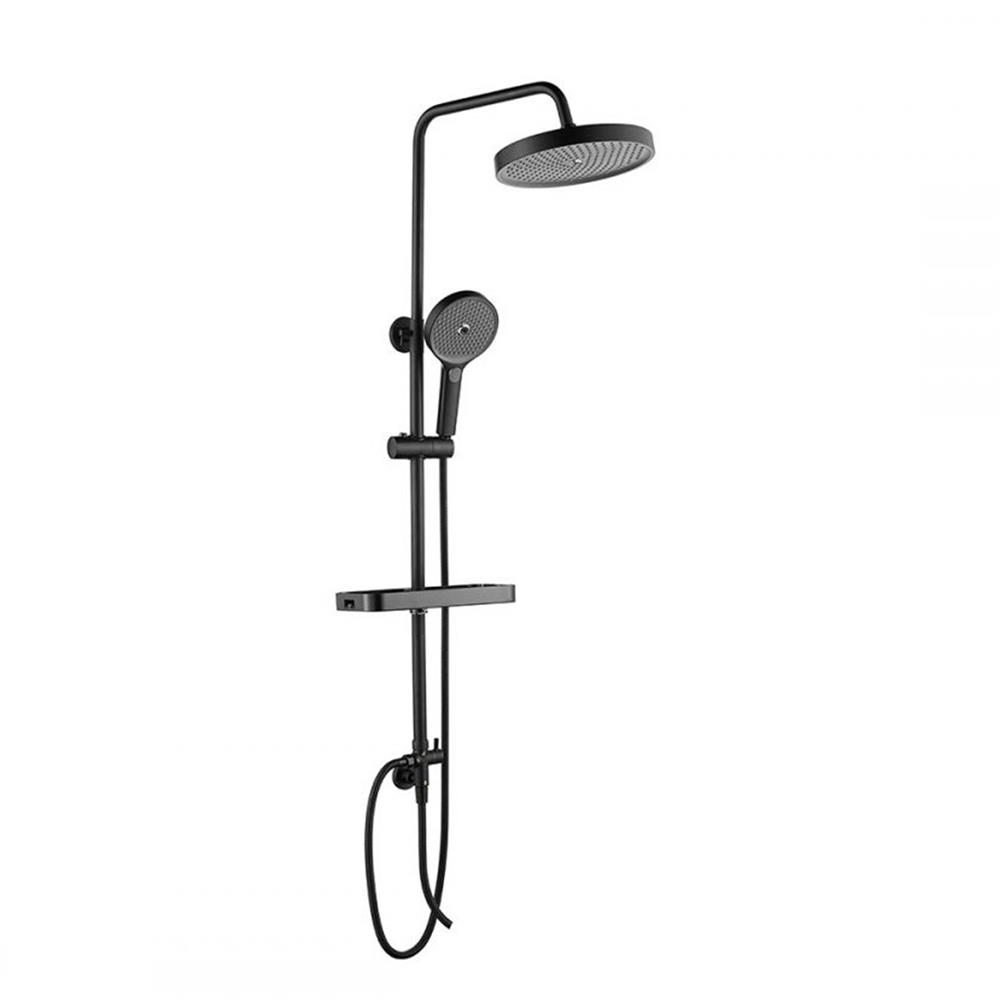 ฝักบัว RAIN SHOWER น้ำอุ่น RASLAND SUPREME-BLACK