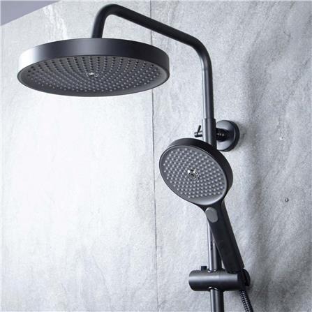 ฝักบัว RAIN SHOWER น้ำอุ่น RASLAND SUPREME-BLACK_2