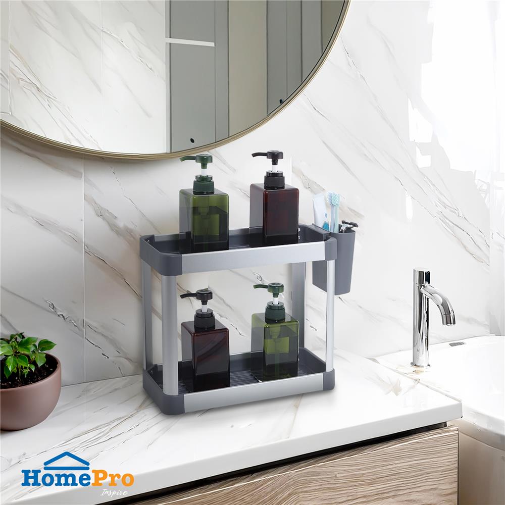 ชั้นวางของอะลูมิเนียม 2 ชั้น KECH NOBLE