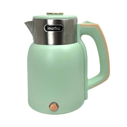 กาต้มน้ำไฟฟ้า IMARFLEX IF-289G 1.5 ลิตร สีเขียว
