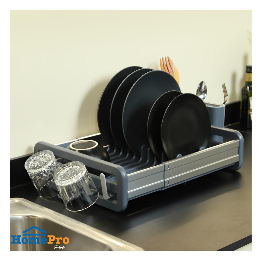 ชั้นคว่ำจานอะลูมิเนียม ปรับขนาดได้ KECH NOBLE