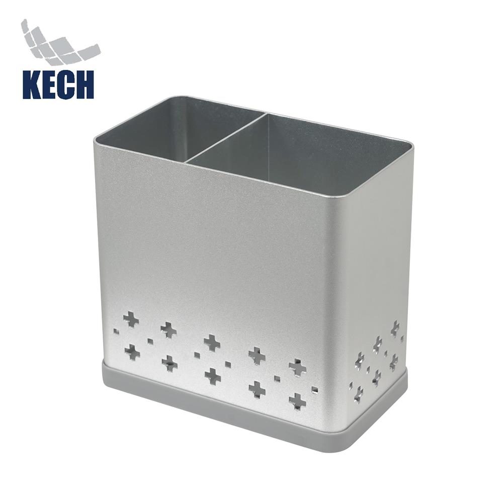 กล่องใส่ช้อนส้อมอะลูมิเนียม 2 ช่อง KECH NOBLE_1