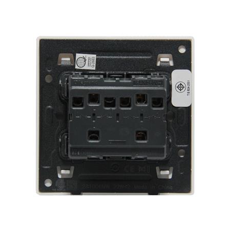 ชุดสวิตช์ 1 ทาง 4 ช่อง BTICINO MALLIA SENSES S281006MW สีขาวด้าน_2