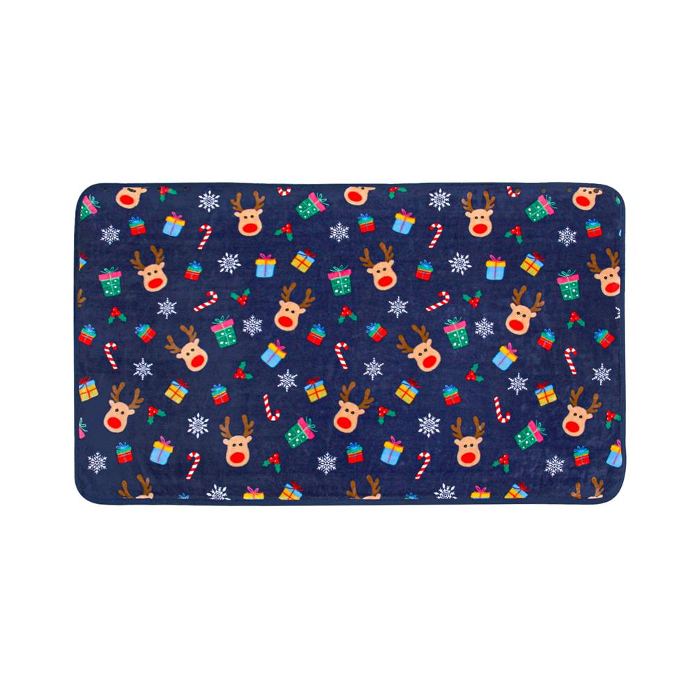 ผ้าห่มคลุมไหล่ HOME LIVING STYLE REINDEER 60X35 นิ้ว สี NAVY