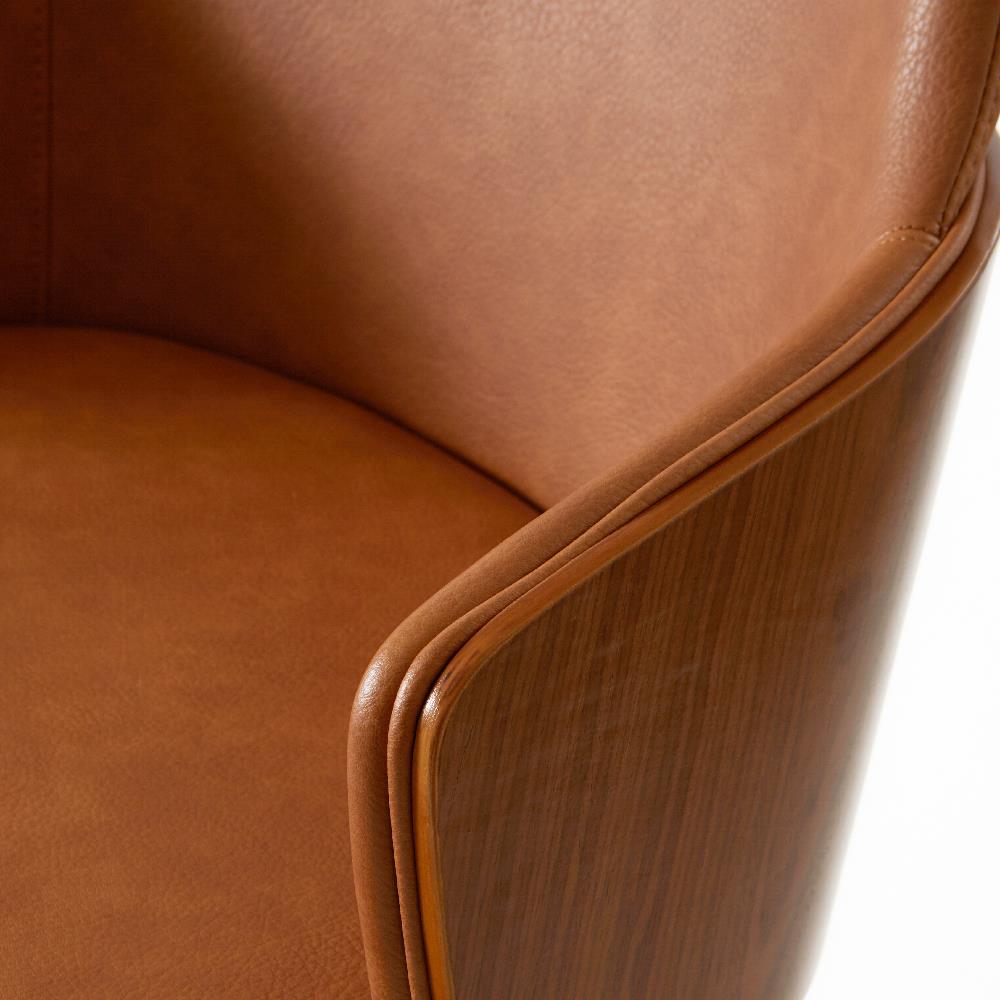 เก้าอี้บาร์ FURINTREND WALNUT BAR สีน้ำตาล