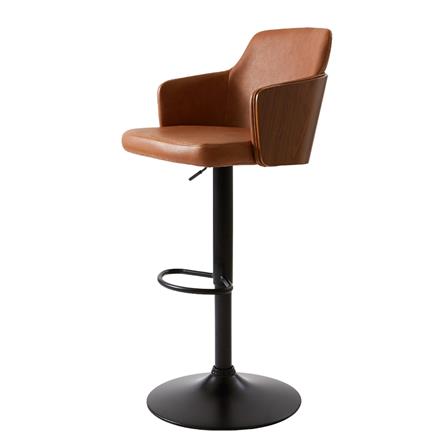 เก้าอี้บาร์ FURINTREND WALNUT BAR สีน้ำตาล_0