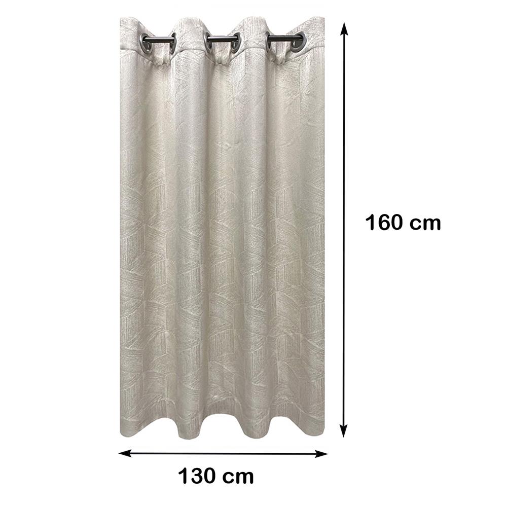 ผ้าม่าน EYELET HOME LIVING STYLE ALLIC UV 130X160 ซม. สีครีม