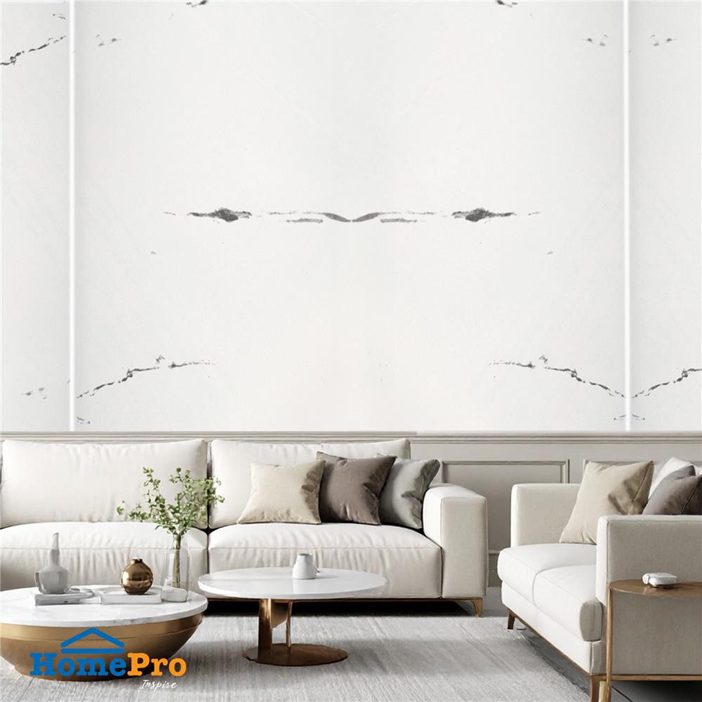 วอลล์สติกเกอร์ HOME LIVING STYLE MARBLE 0.90X3 ม. สีขาว