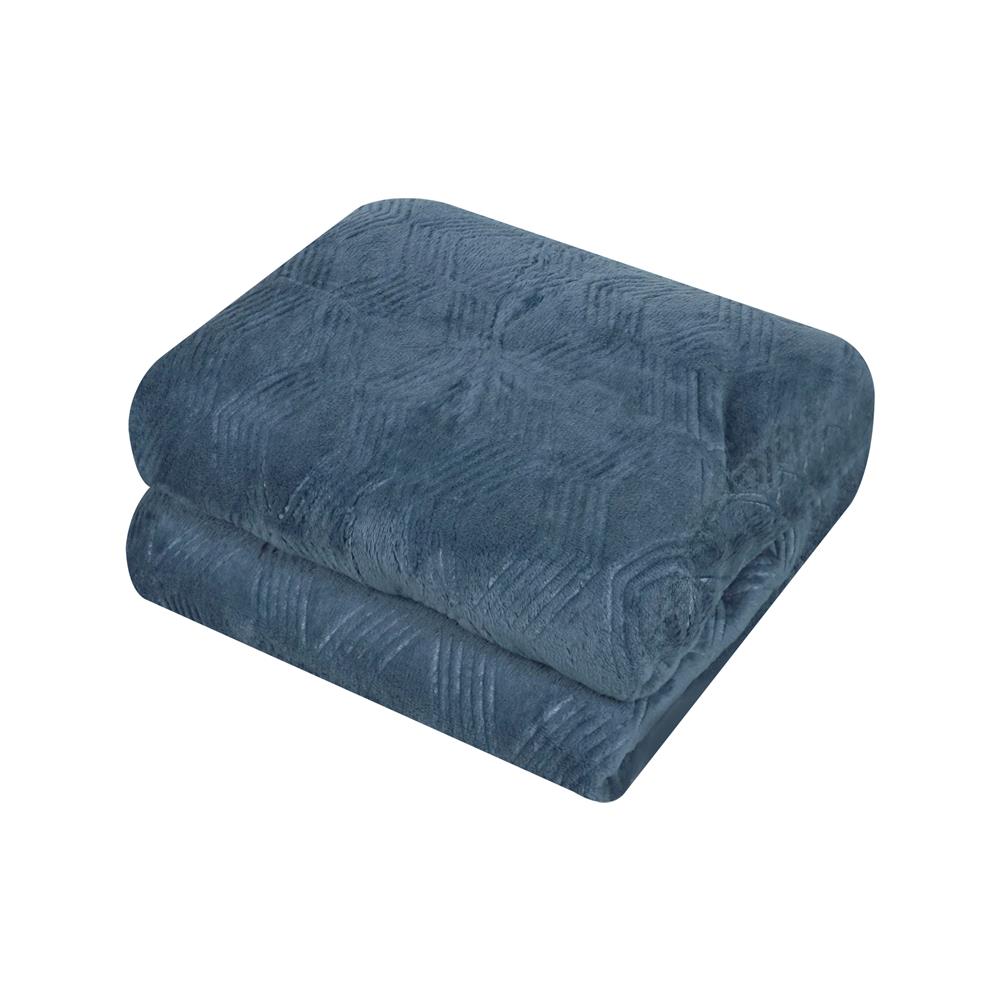 ผ้าห่ม HOME LIVING STYLE BLOOMING 60X80 นิ้ว สี BLUE_1