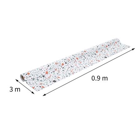 วอลล์สติกเกอร์ HOME LIVING STYLE ROCK 0.90X3 ม. สีขาว_6