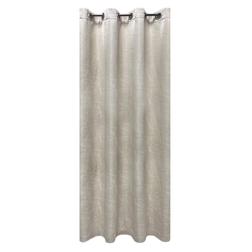 ผ้าม่าน EYELET HOME LIVING STYLE ALLIC UV 130X220 ซม. สีครีม_1