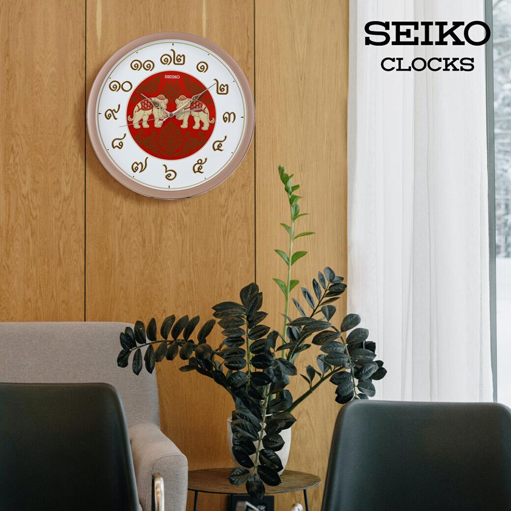 นาฬิกาแขวน SEIKO CLOCKS PGA020P 14.21 นิ้ว สี PINK GOLD