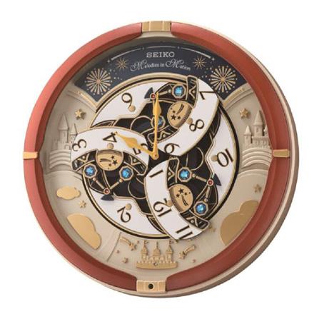 นาฬิกาแขวน SEIKO CLOCKS MELODY QXM378B 16 นิ้ว สีน้ำตาล_1