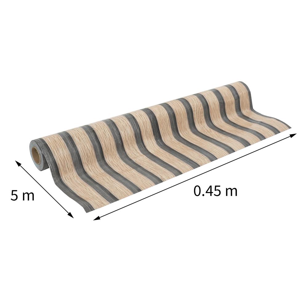 วอลล์สติกเกอร์ HOME LIVING STYLE LATH 0.45X5 ม. สีน้ำตาลเข้ม