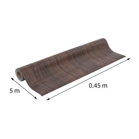 วอลล์สติกเกอร์ HOME LIVING STYLE WOOD 0.45X5 ม. สีน้ำตาลเข้ม_3