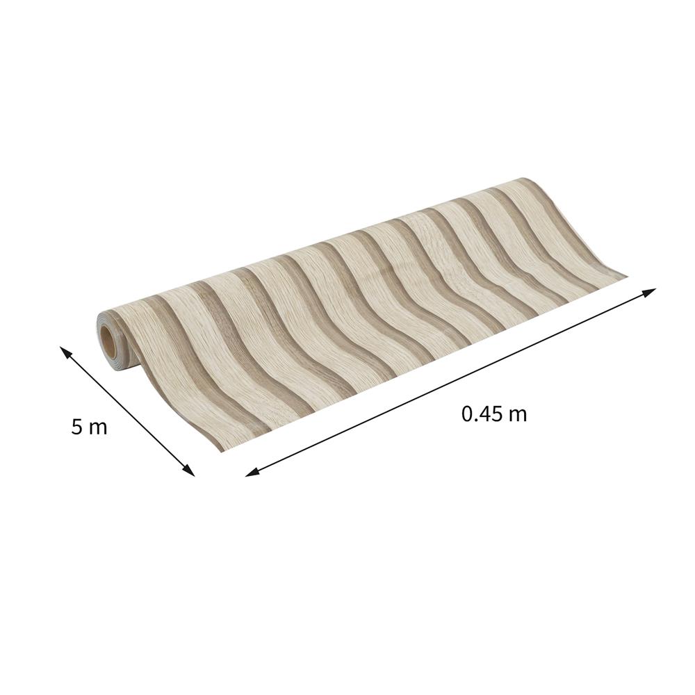 วอลล์สติกเกอร์ HOME LIVING STYLE LATH 0.45X5 ม. สีน้ำตาล