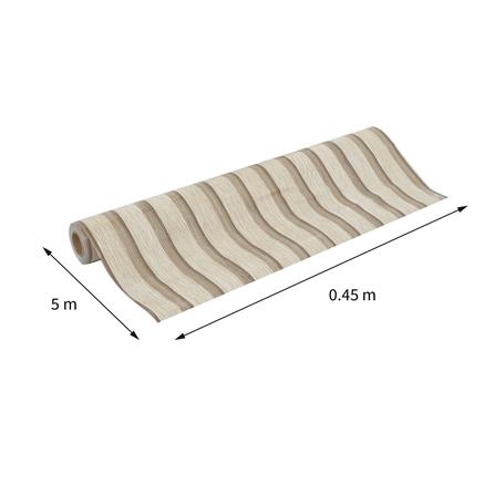 วอลล์สติกเกอร์ HOME LIVING STYLE LATH 0.45X5 ม. สีน้ำตาล_5